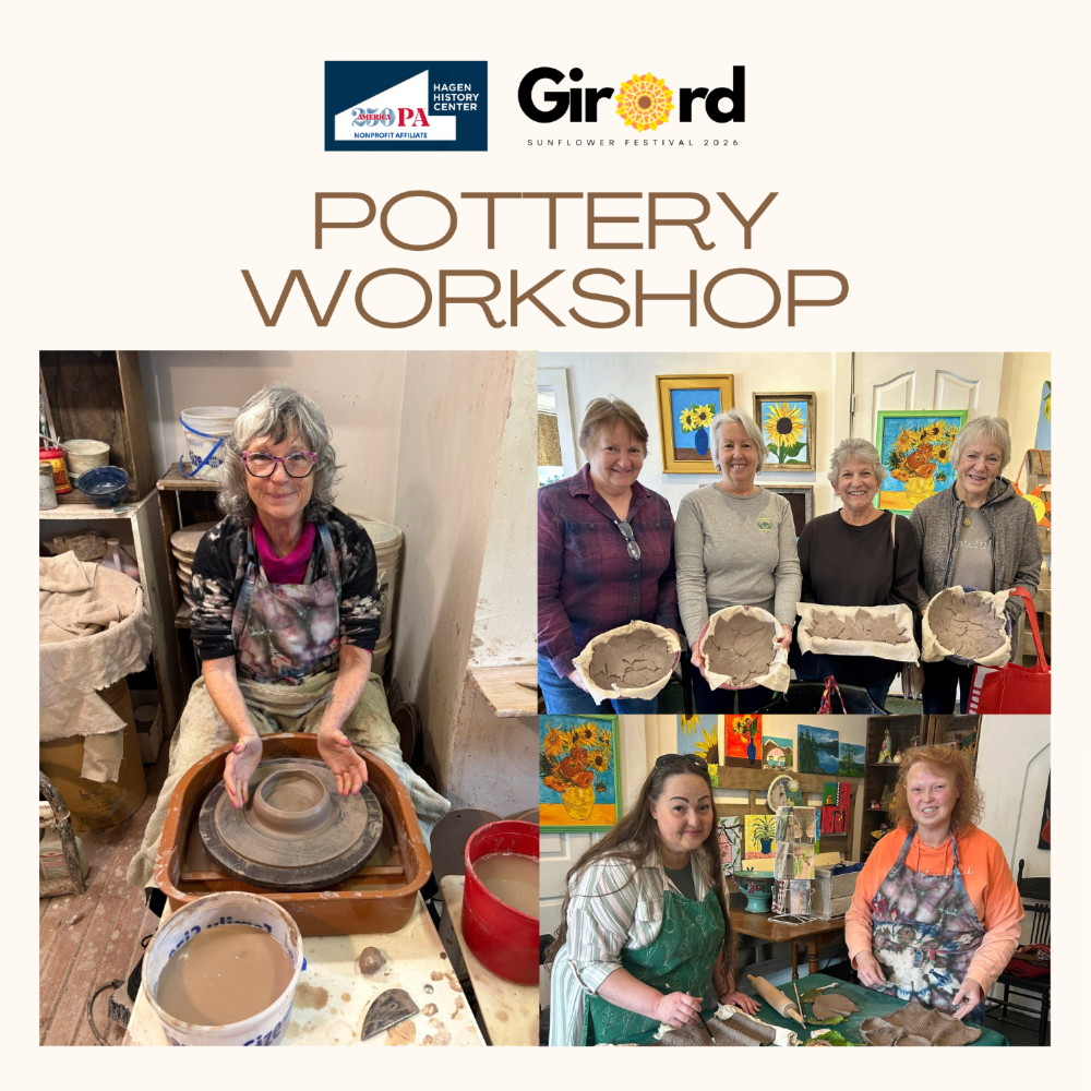 Social Media Post   SQUARE FORMAT   Pottery Workshop   2026 Girard Sunflower Festival (1)